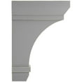 thumbnail image 3 of 2 1/4"W x 5"D x 7"H Stockport Wood Vintage Decor Bracket, Pebble Grey, 3 of 6