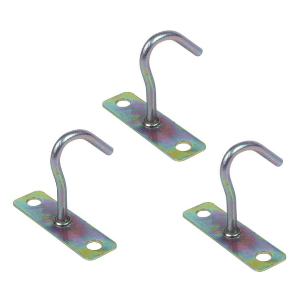 3X Accesorio de Ventilador de Metal en Forma de J Montaje en Techo Gancho Gancho 80 mm Altura
