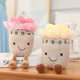 thumbnail image 4 of Lindos juguetes de peluche con cara sonriente, novedosos dibujos animados en maceta para muñecas., 4 of 5
