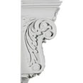 thumbnail image 4 of Ekena Millwork 4 5/8"W x 5 1/4"D x 10 3/4"H Scroll Leaf Corbel, 4 of 5