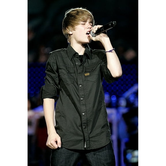 Justin Bieber On Stage For Pepsi Fan Jam Super Bowl Concert Series - Thu South Beach Miami Fl February 4 2010. Photo