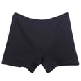 thumbnail image 2 of Women's Elderly Casual Loose Underwear Soft Lightweight Breathable Relaxed Panties Full Coverage Boxer Briefs Black XL, 2 of 3
