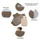 thumbnail image 4 of Fiudx Bolsa de Agua Caliente para El Vientre, Perno de Agua Caliente de Goma de Alta Densidad, Paquete de Calor de Pvc Grueso, Juego de Cinturón para Aliviar El Dolor, Ayuda para Dormir Durante La Me, 4 of 5