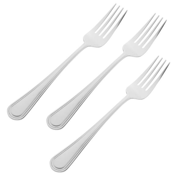 KONTONTY 3-Piece Stainless Steel Fork Set Cake Forks for Eating Salad Family Party Use