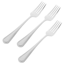 KONTONTY 3-Piece Stainless Steel Fork Set Cake Forks for Eating Salad Family Party Use