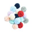 thumbnail image 3 of 16 piezas de 25 mm accesorios de joyería mixtos / pendientes de bricolaje / con pompón / adornos para el cabello / fabricación de joyas perfecl Resultados de accesorios para el cabello, 3 of 8