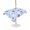 Blue, variant on Outdoor Tablecloth with Umbrella Hole for Patio/Picnic/Party/Camping, Spring Purple Flowers Waterproof Table Cloth Rectangle Table Cover Washable, Wildflowers Pastoral Plants Country (52"x 70")