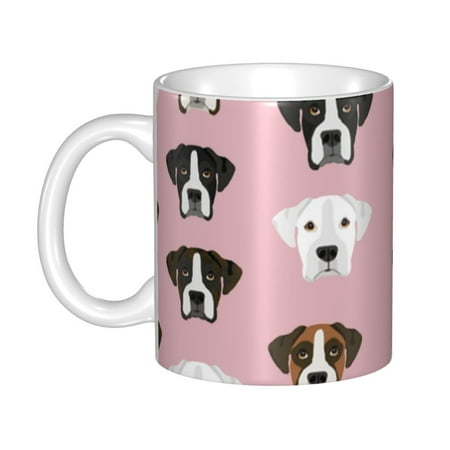 

Ceramic Mug Funny Coffee Milk Tea Mug Cup Boxer Dog Cup