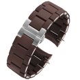thumbnail image 3 of Correa de reloj de silicona de 23 mm y 20 mm de acero inoxidable para pulsera de reloj Armani AR5890 AR5889 AR5858 AR5920 AR5868 AR8023, 3 of 5