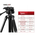 thumbnail image 4 of KINGJOY Camera Tripod Professional Video Camera Stand or SLR DSLR, 4 of 10