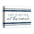 thumbnail image 2 of Creative Products Life Is Better At The Beach 11x14 Canvas Wall Art, 2 of 4