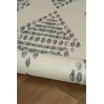 thumbnail image 6 of Linon Outdoor Washable Area Rug Collection, Ivory and Brown, 2' x 3', 6 of 7