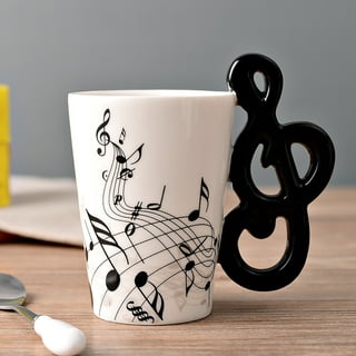 Music Notes Tall Latte Mug @ The Music Stand