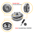 thumbnail image 2 of Variable Camshaft Timing Intake Cam Phaser Sprockets Gears | Fit for Chevrolet Aveo5, Pontiac G3, Saturn Astra 1.6L 1.8L L4 | OE# 55567049, 12992409, 2 of 9