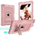 thumbnail image 4 of iPad 6th Generation Cases, iPad 2018 Case, iPad 9.7 Inch Case,Hybrid Shockproof Rugged Drop Protection Cover Built with Kickstand with PET Screen Protector For iPad 9.7 inch A1893/A1954/A1822/A1823, 4 of 7