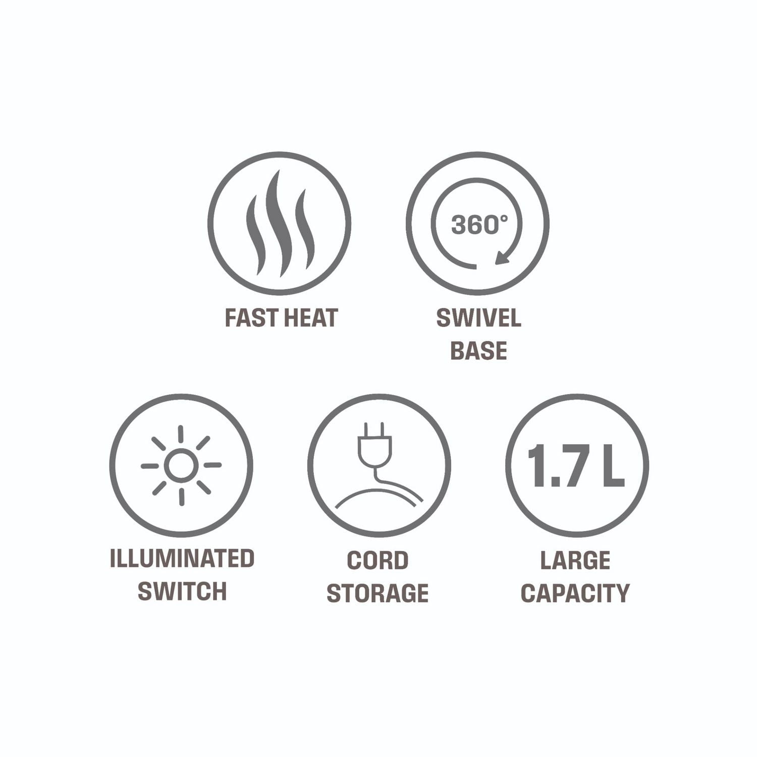 Westinghouse 1.7L Stainless Steel Kettle