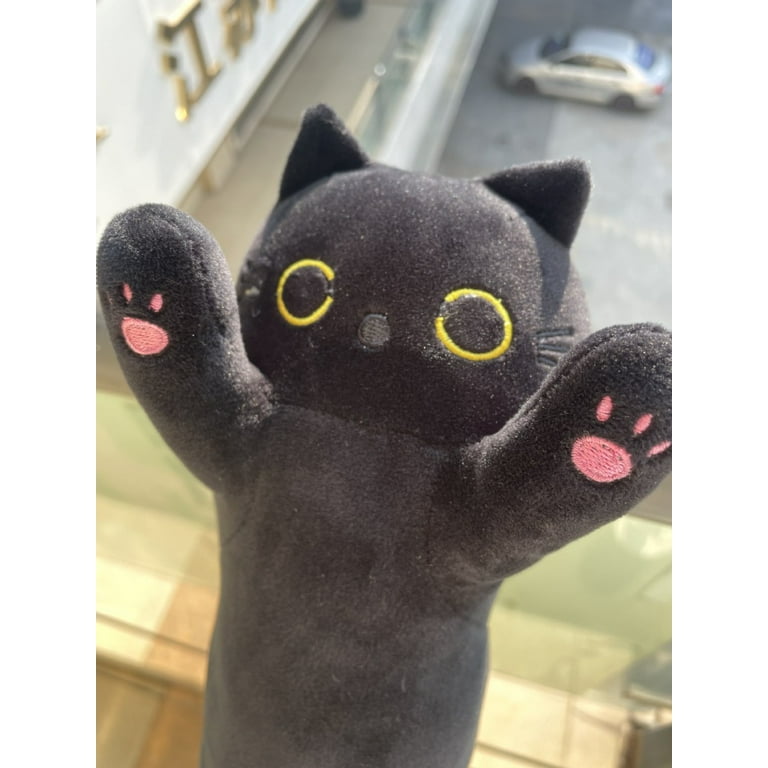 Nigel the Black Cat Plushie Toy Black Cat Stuffed Animal 