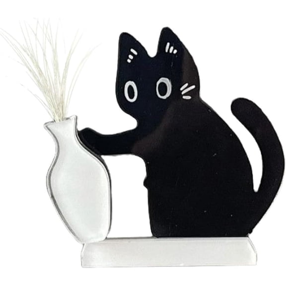 2pcs Cat Whisker Keepsake Magnet Acrylic Pet Memorial Decor Refrigerator Ornament Cute Desk Wall Decor Cat Fur Holder