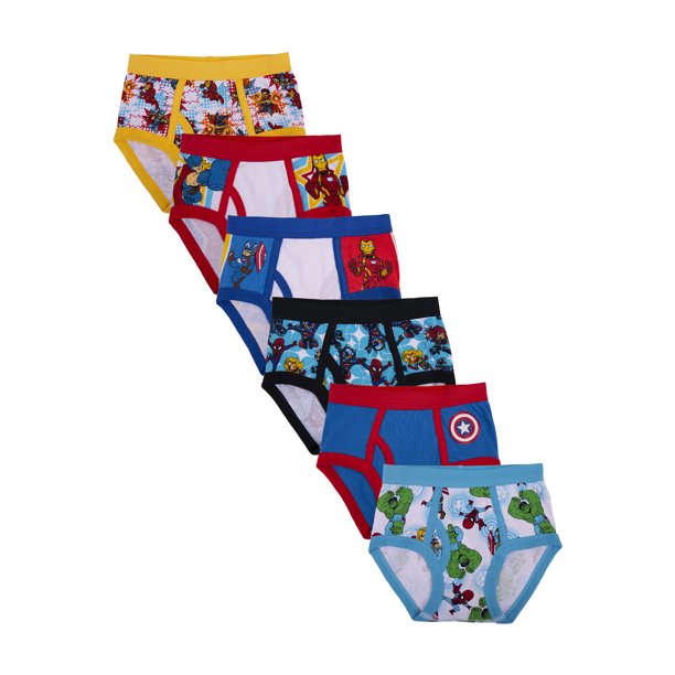 Avengers Toddler Boys' Marvel Hero Underwear, 4 Pack