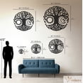 thumbnail image 3 of Violaura Tree Metal Wall Art - Easy to Install Hanging Perfect for Home, Living Room Decor (36" x 36"), 3 of 8
