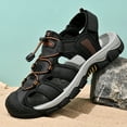 thumbnail image 5 of Men Summer Sport Sandals Athletic Beach Water Hiking Shoes Comfort Breathable Casual Non-slip Indoor Outdoor Sandal, 5 of 15