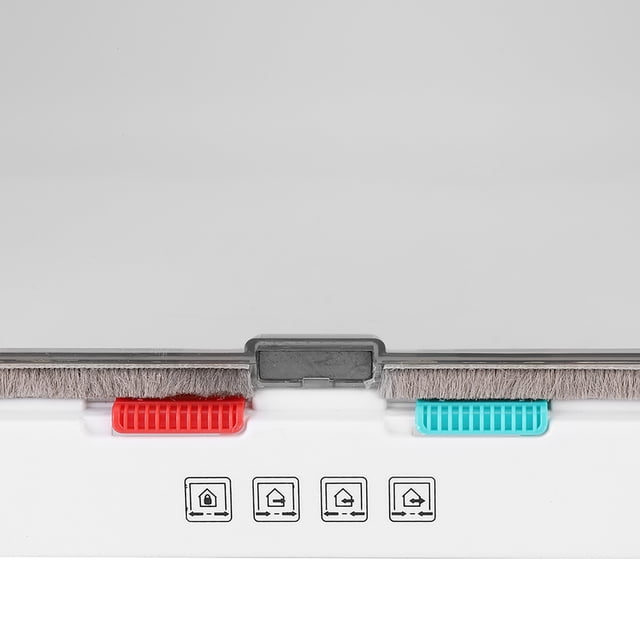 Puerta para mascotas ANGGREK con solapa y cerradura Color blanco