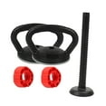 thumbnail image 2 of Convertidor de mango de Kettlebell ajustable para la pesa a Kettlebell Equipo de entrenamiento multipropósito de entrenamiento portátil de fuerza 2 mango y 1 bar, 2 of 8