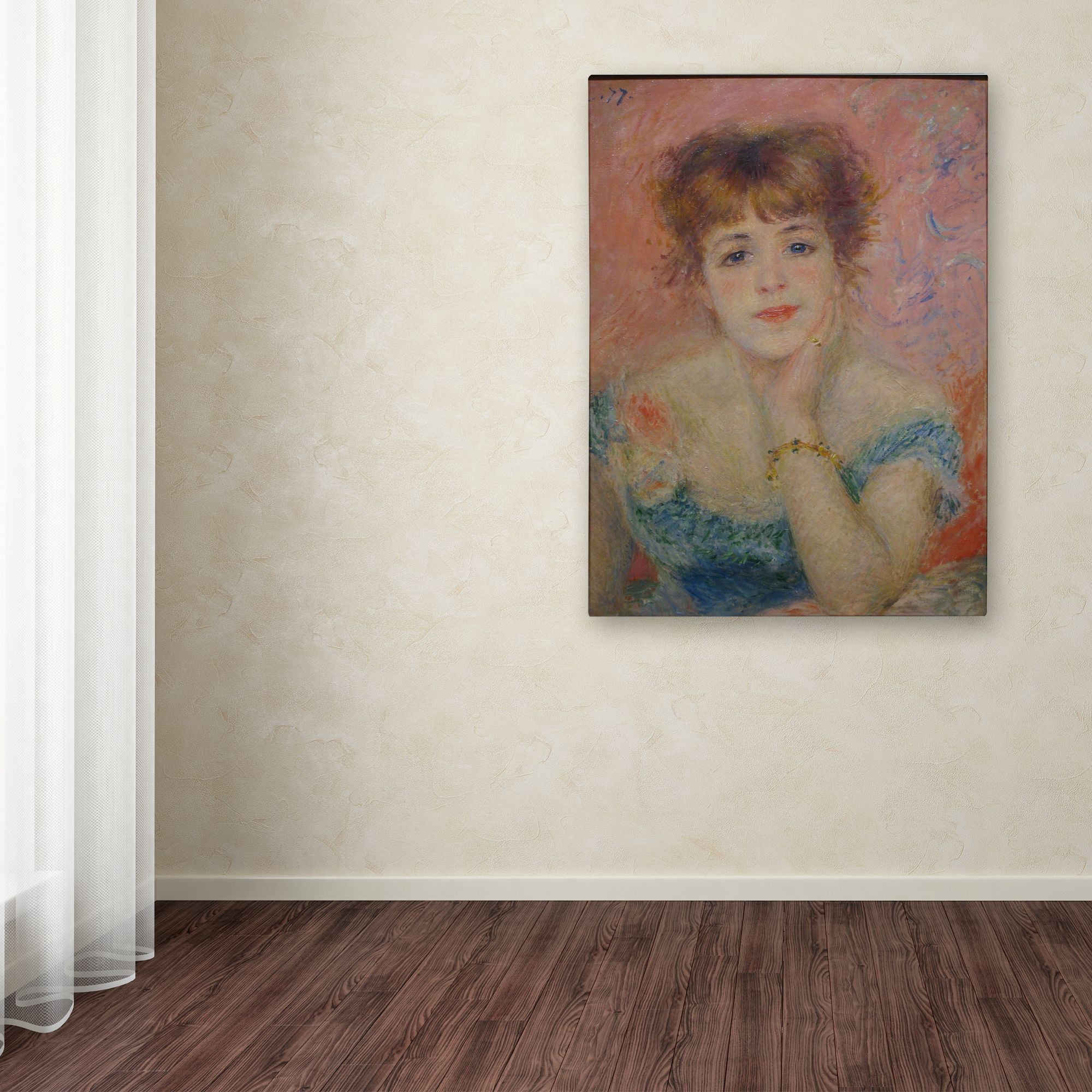 Renoir 'Actree Jeane Samary' Canvas Art