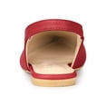 thumbnail image 2 of BLISSFUL STEP Valentine's Women's Shoes Slingback Pointed Toe Flat Shoes Red 10, 2 of 8
