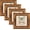 Gold-4pcs, variant on 8x10 Picture Frames Set of 4 Rustic Retro Photo Frame with HD Plastic Cover for Wall Mount and Tabletop Display Family Friends Wedding Gift Mix Color-4pcs,8 x 10 inch
