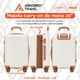 thumbnail image 5 of Maletas de viaje carry-on de mano cabina 10kg Rígida set de viaje 2 pack 20” y 16” ABS llantas desmontables y candado seguridad TSA LOCK Armored travel, 5 of 10