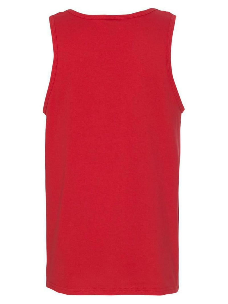 Gildan Heavy Cotton Tank Top, 5200, Red, XL, 100% Preshrunk Cotton
