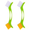 thumbnail image 1 of Handheld Crevice Cleaning Tool Window Track Cleaning Brush Window Track Cleaning Brush For Window Kitchen Cleaning Tool (green) (2pcs), 1 of 5