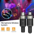 thumbnail image 3 of Zootealy Wireless Microphone System with Rechargeable Lithium Battery - JOYO MW-1 5.8GHz Transmitter and Receiver Set for Moving-Coil Microphone - Long Distance Transmission, 4 Channels, Low Signal, 3 of 6