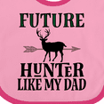 thumbnail image 4 of Inktastic Hunting Future Hunter Like Dad Boys or Girls Baby Bib, 4 of 4