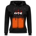 thumbnail image 5 of Fiaer Christmas Thermal Hoodie for Women Temperature Control Xmas Sweatshirt Oversized Heated Warm Long Sleeve Funny Graphic Hooded Tops Black XXXXXL, 5 of 9