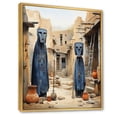 thumbnail image 2 of Designart "Tribes Dogon African Mali II" African Tribes Floater Framed Canvas Wall Art, 2 of 7