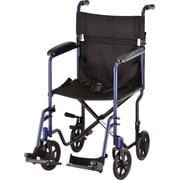 19 Inch Steel Transport Chair