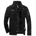 thumbnail image 1 of Chaquetas de algodón puro para hombre Chaquetas de trabajo informales, 1 of 7