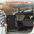 thumbnail image 6 of VEVOR Camping Kitchen Table Folding Portable Cook Table 1 Cupboard & Windscreen, 6 of 9