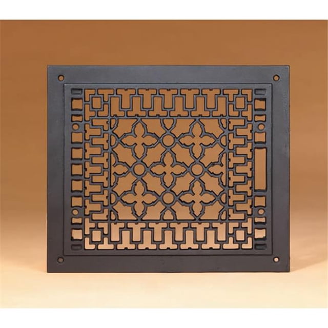 Minuteman International Co. JG-14 12 Inch x 14 Inch Cast-iron Grille Black Fits 10 Inch x 12 Inch Opening