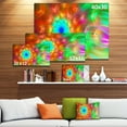 thumbnail image 3 of Pétales de Pissenlit Multicolores - Impression sur Toile Florale, 3 of 4