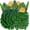 Green & Gold, variant on 20LED Monstera Leaf String Lights, Tropical Artificial Rattan Palm Leaves Wall Hanging Vine Greenery, Summer Luau Jungle Beach Party Decorations for Outdoor Indoor Home