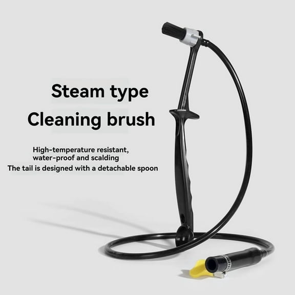1 * Steam Cleaning Brush-Black