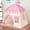 Pink, variant on Flower Kids Play Tent, Children Indoor Castle Playhouse for Boys, Toddlers, 39" D x 51" W x 51" H, Pink