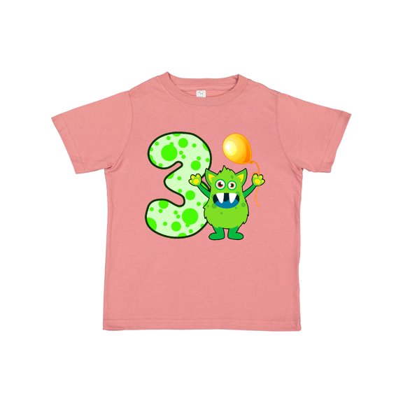 Inktastic 3rd Birthday Monster Boys or Girls Toddler T-Shirt