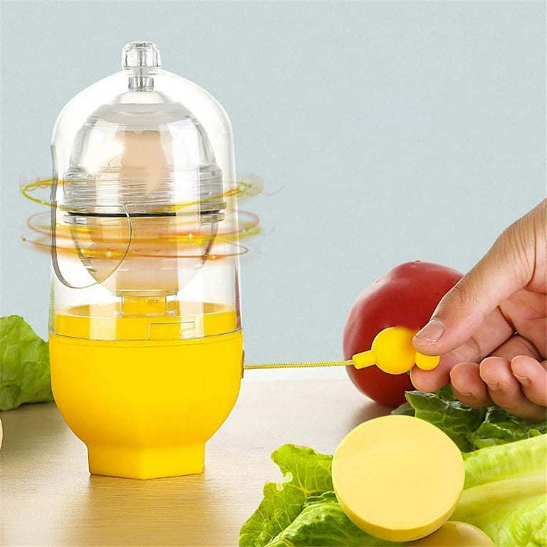 New Egg Yolk Shaker Gadget Manual Mixing Golden Whisk Eggs Spin Mixer  Stiring
