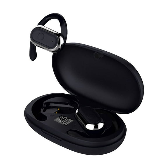 Open-Ear Bluetooth Bone Conduction Sport Headphones, Sweat Resistant Wireless Earphones for Workouts and Running with Premium Deep Base - Built-in Mic, with Hair Band