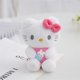 thumbnail image 3 of Porte-clés Kawaii Sanurgente pour filles, Hello Kitty, plusieurs couleurs, porte-clés beurre en peluche, pendentif pour sac d'école, accessoire jouet, cadeau mignon, 12cm, 3 of 4
