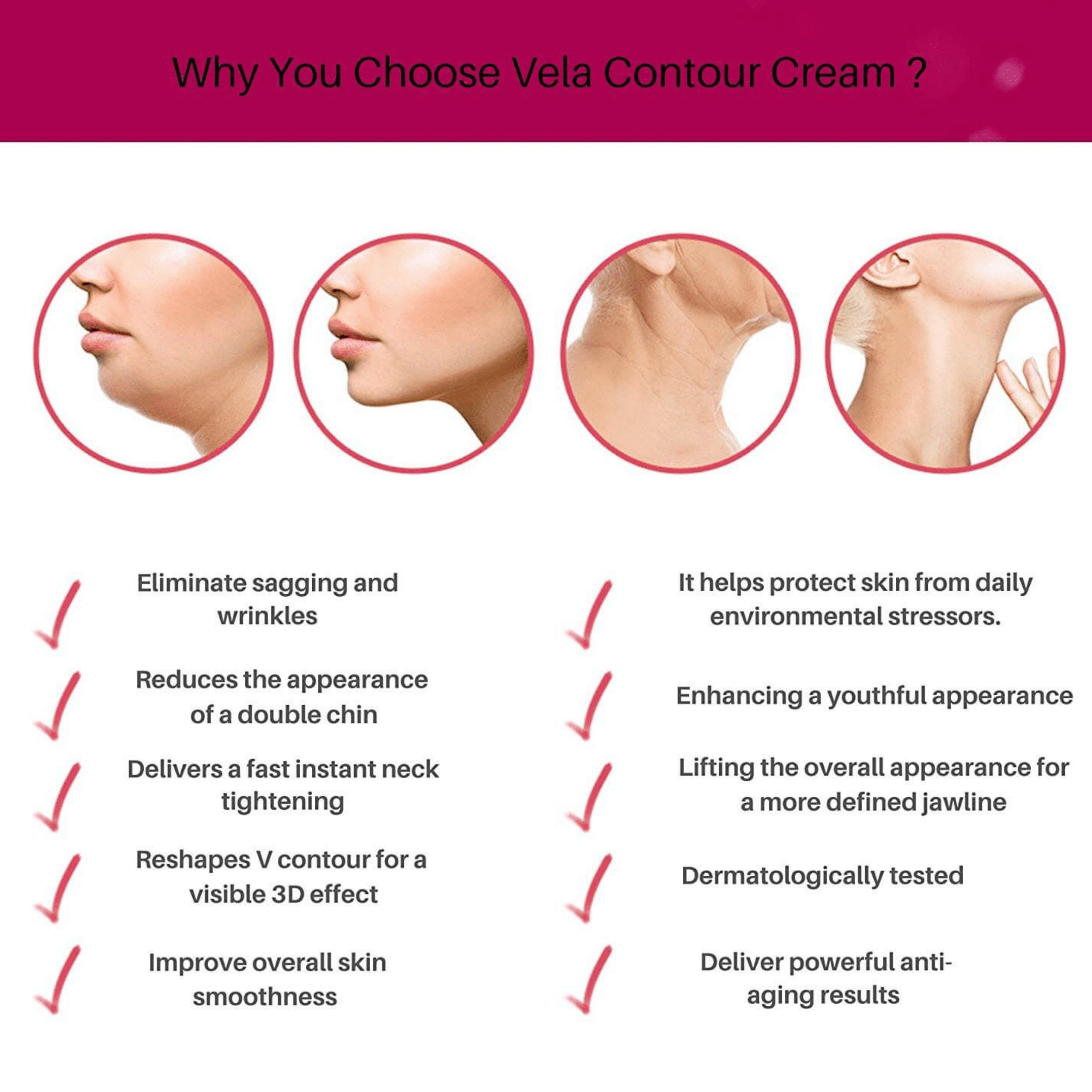 Anacis Neck Firming Cream Double Chin Reducer and Face Shaping Tightening Masks